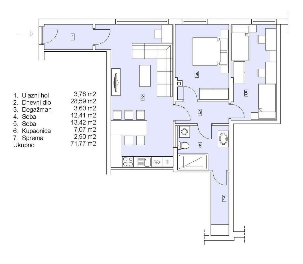 Apartments Mobine Metkovic Bagian luar foto